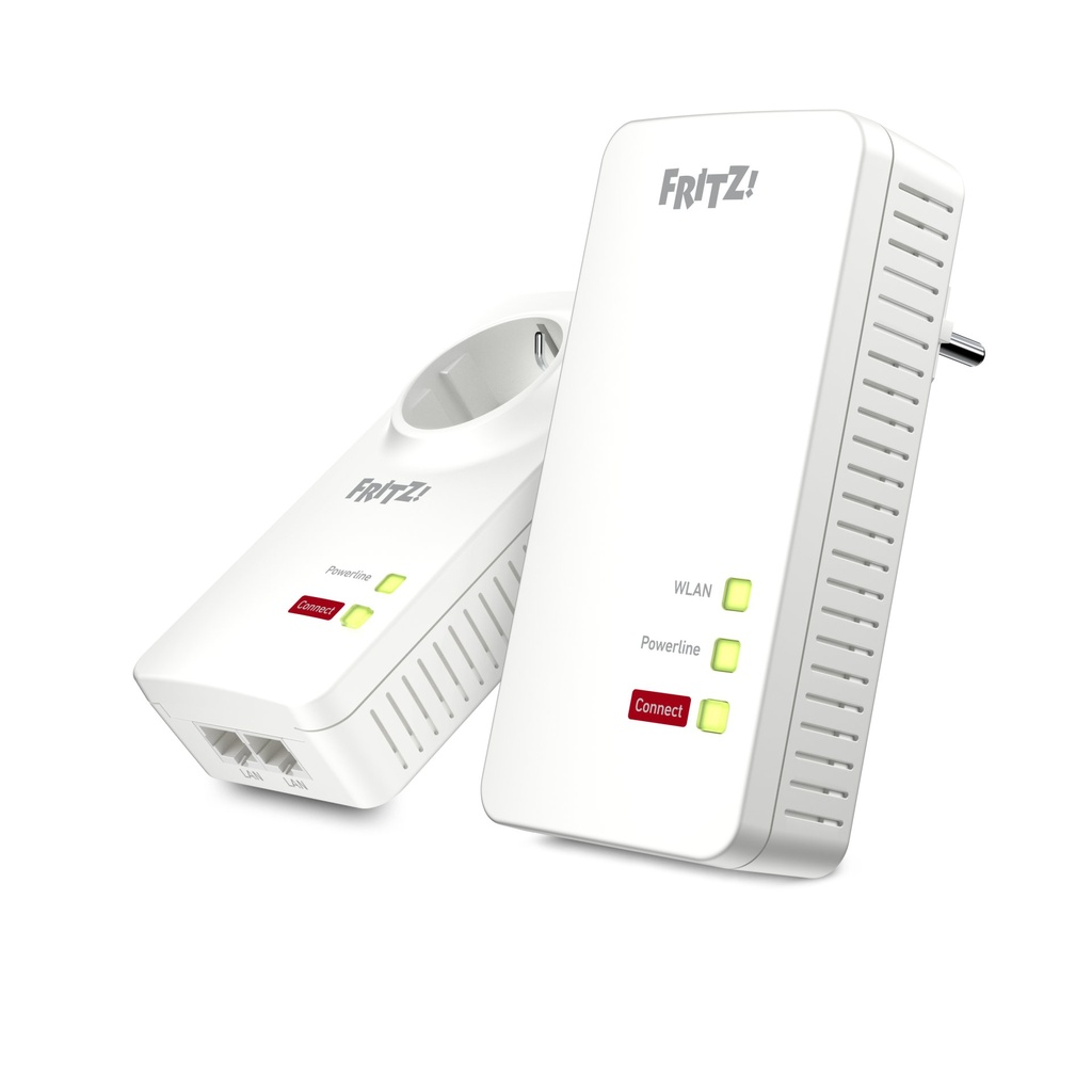 [20002819] Powerline FRITZ! 1260 WLAN Set 1200 Mbit/s Collegamento ethernet LAN Wi-Fi Bianco 2 pz