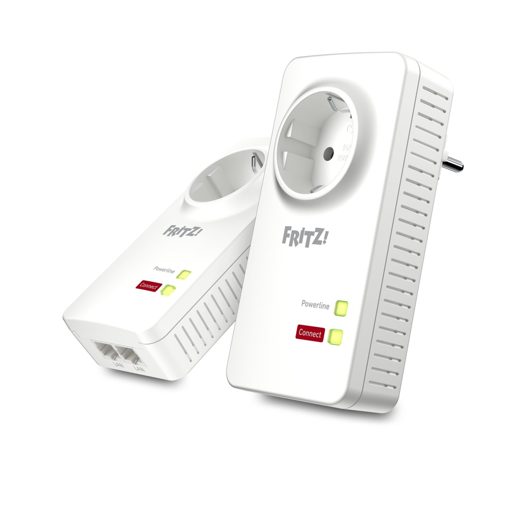 [20002753] Powerline FRITZ! 1220 Set INT 1200 Mbit/s Collegamento ethernet LAN Bianco 2 pz