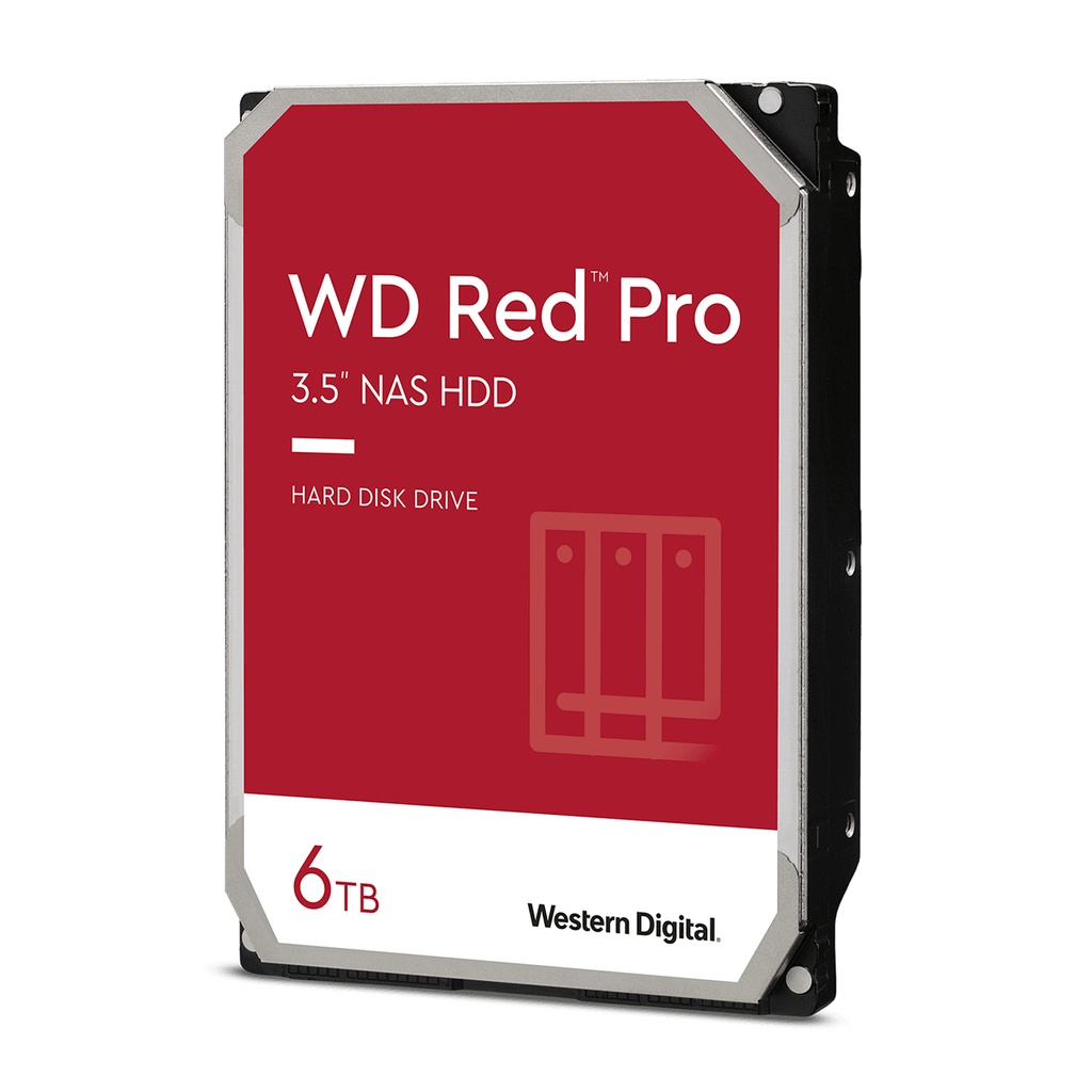 [WD6005FFBX] Western Digital Red Pro disco rigido interno 6 TB 7200 Giri/min 256 MB 3.5" SATA