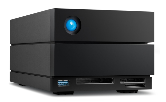 LaCie 2BIG DOCK array di dischi 32 TB Desktop Nero