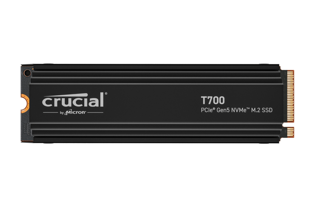 SSD Crucial 1TB T700 CT1000T700SSD5 PCIe 5.0 x4 M.2 NVME Gen5 Heatsink