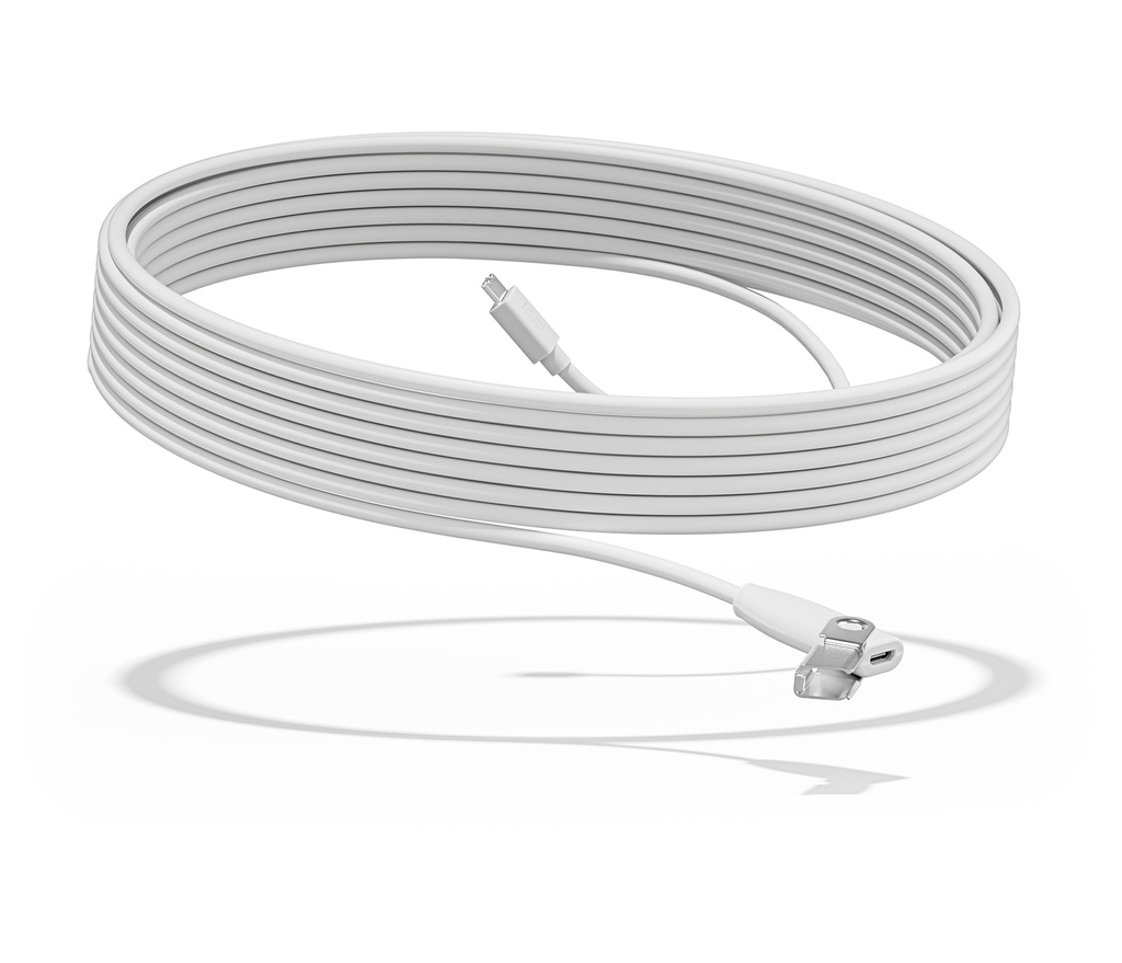 ORIGINAL Logitech Accessori per computer Bianco 952-000047 Verlängerunskabel für rally Mic Pod