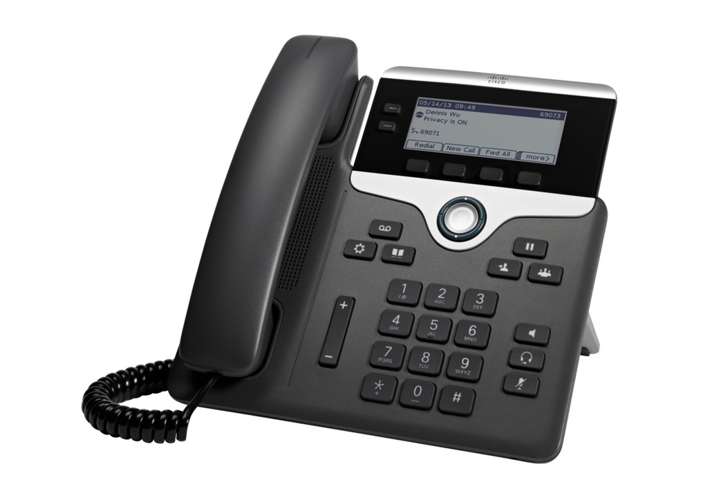 [CP-7821-K9=] Cisco 7821 telefono IP Nero, Argento 2 linee