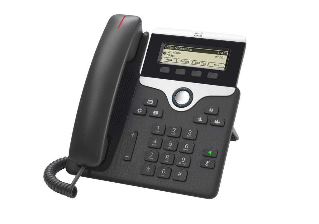 [CP-7811-K9=] Cisco 7811 telefono IP Nero, Argento 1 linee LED
