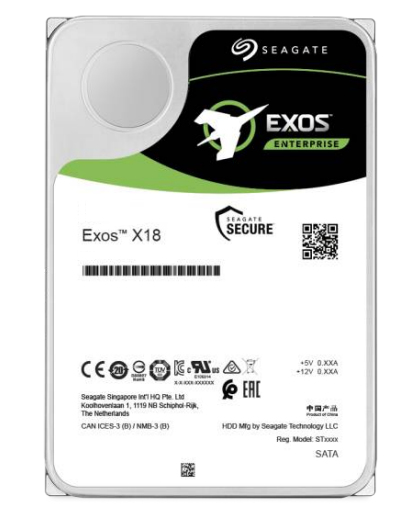 [ST10000NM017B] Seagate Exos X18 disco rigido interno 14 TB 7200 Giri/min 256 MB 3.5" Serial ATA III