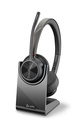 HP Poly Cuffie Poly Voyager 4320-M certificate per Microsoft Teams + dongle BT700 + supporto per ricarica