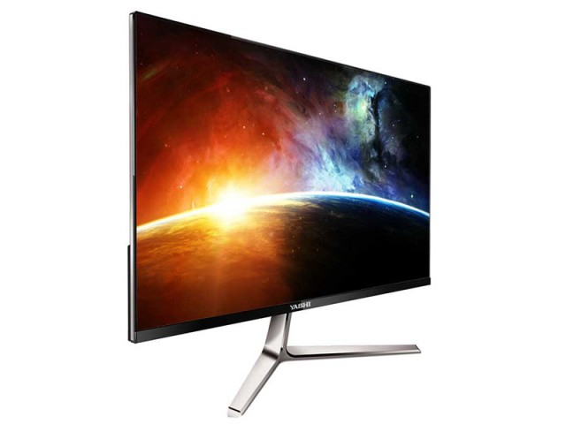 YASHI Pioneer Monitor PC 61 cm (24") 1920 x 1080 Pixel Full HD LED Nero, Argento